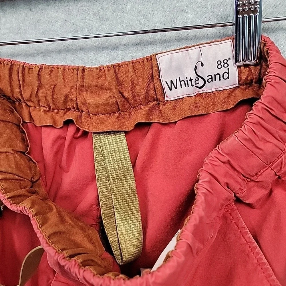 WHITE SAND 88th Red Chino Casual Shorts Italy IT 50/US Sz Medium Cotton Blend